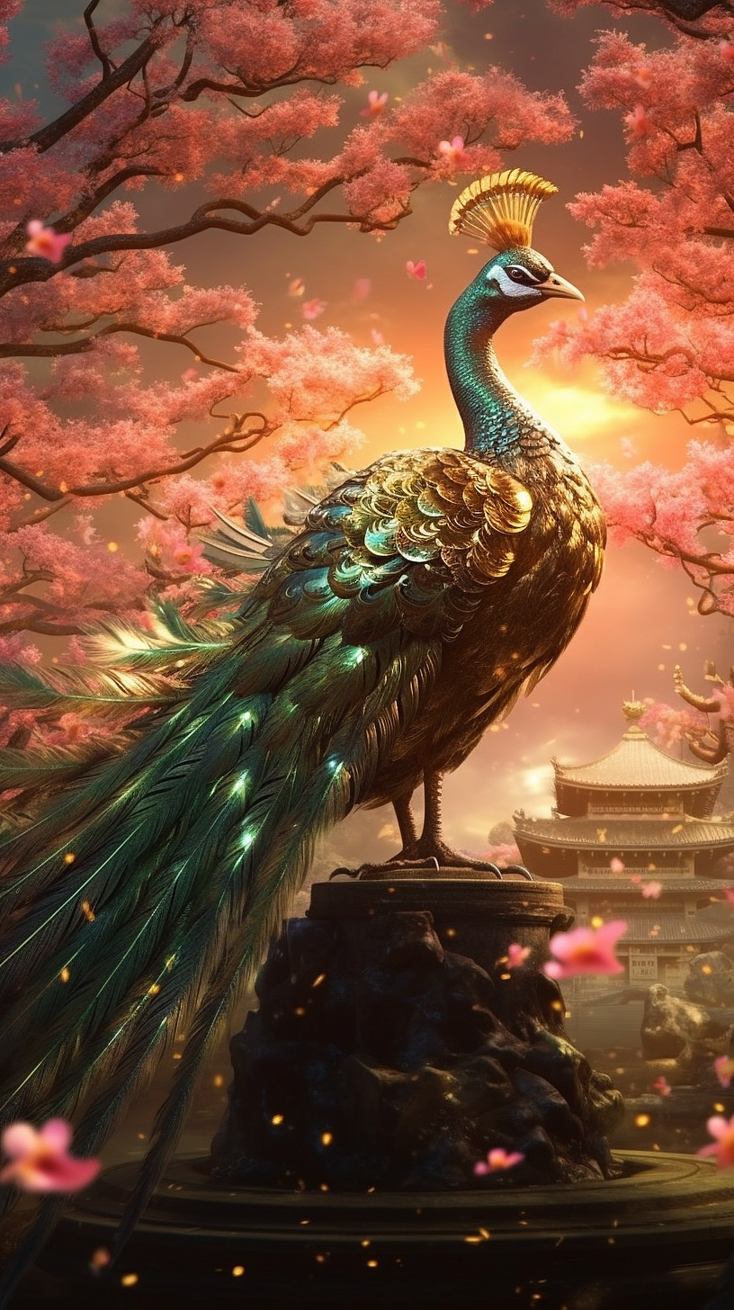 中国古代神兽系列-凤凰（图ZMzQ0ODM1MjQ4） - 创作习作 - 站酷设计师艺舟1014原创素材 - 站酷ZCOOL