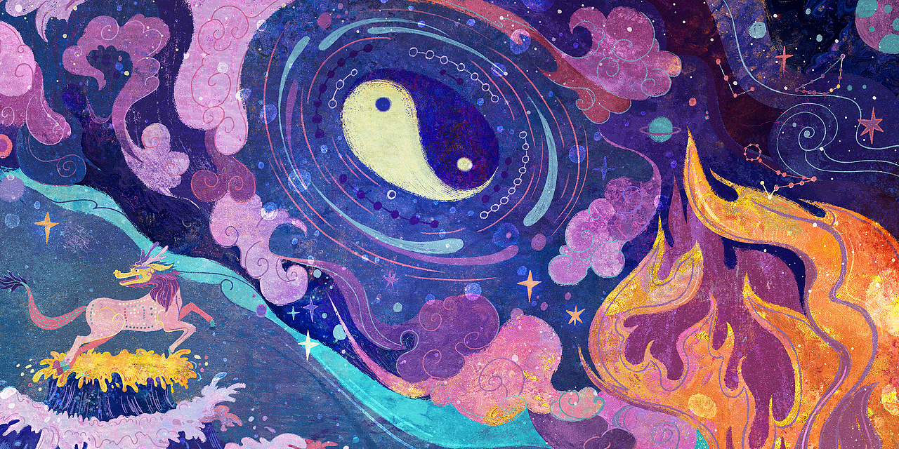 《中国神话与民间传说》系列（二）（图ZMzAzODkwNjM2） - 商业插画 - 站酷设计师琅圣轩原创素材 - 站酷ZCOOL