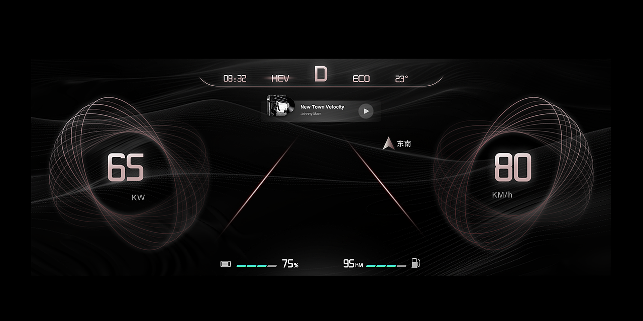 比亚迪车机主题——机械时代（图ZMzcwODUzMjYw） - 软件界面 - 站酷设计师Perrie_H藤藤原创素材 - 站酷ZCOOL