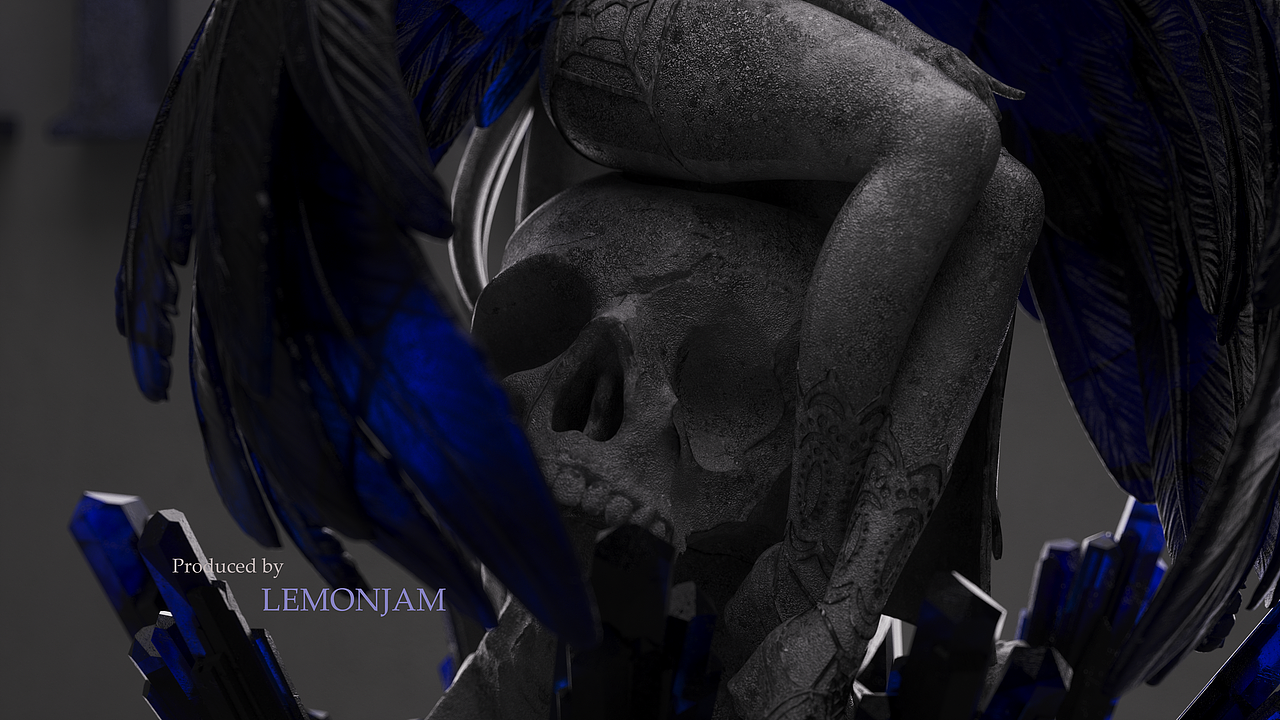 《OVERLOAD》-Shalltear/Albedo雕塑渲染（图ZMzA5ODY3MzIw） - 人物/生物 - 站酷设计师lemonjam原创素材 - 站酷ZCOOL