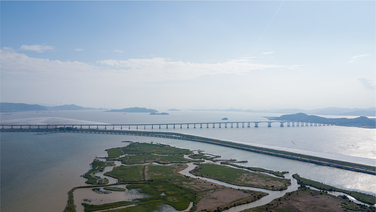 浙江玉环漩门湾湿地公园
