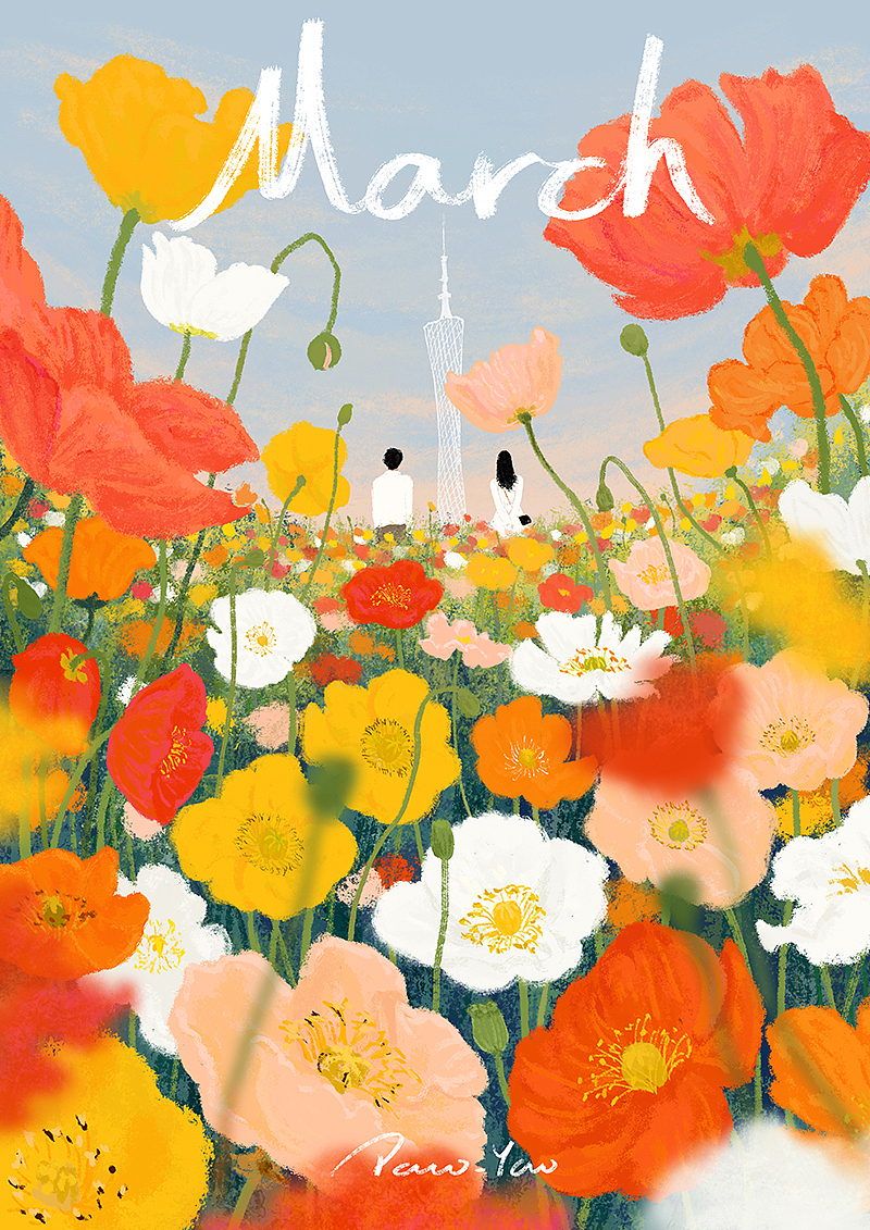 春夏秋冬（图ZMzA2Mzk3NzA0） - 商业插画 - 站酷设计师Paco_Yao原创素材 - 站酷ZCOOL
