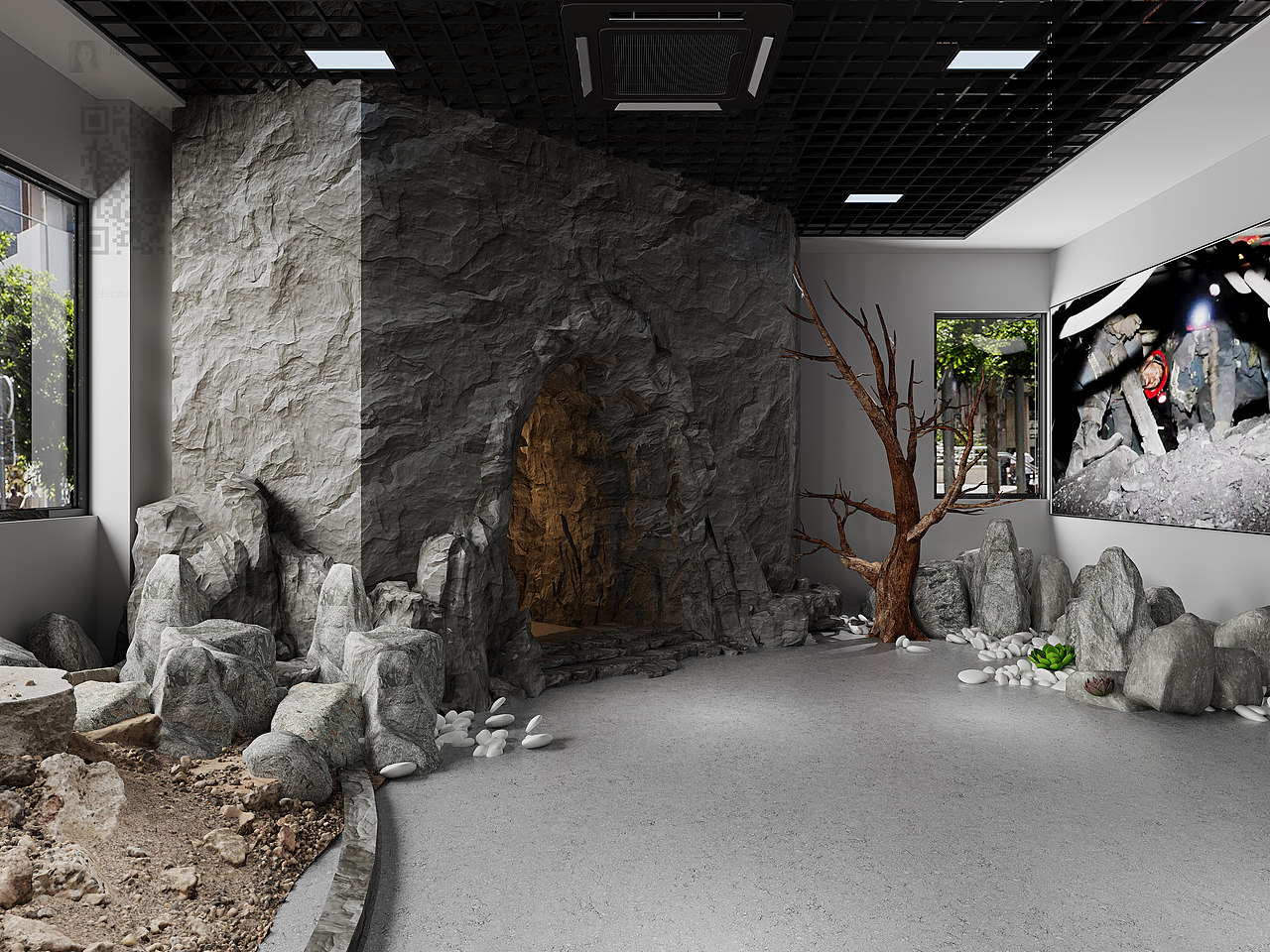 展厅设计 | 被时光雕刻的“采石场”（图ZMzQ5NTE0OTY0） - 商业空间设计 - 站酷设计师浅浅设计1原创素材 - 站酷ZCOOL