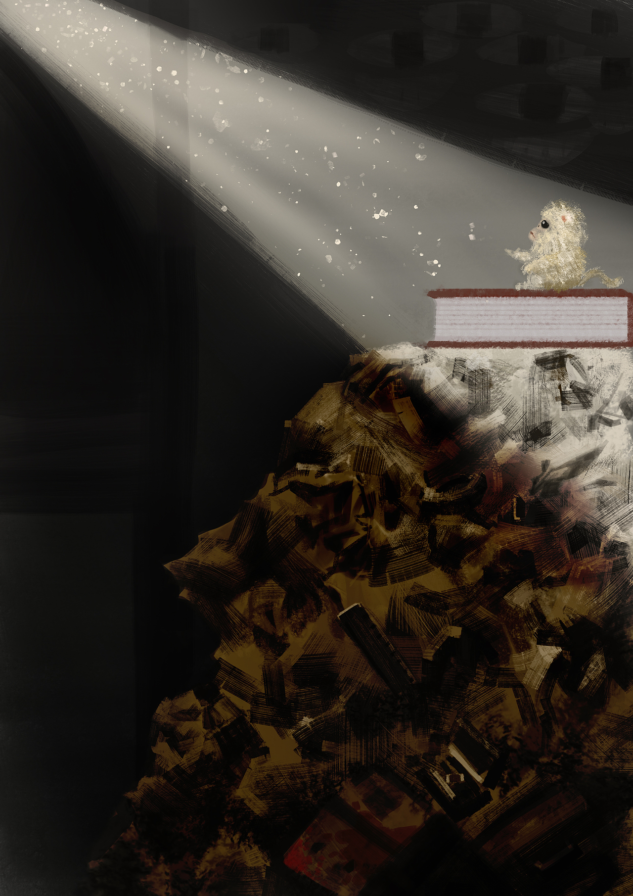 画师繁星2.0第二期第四周   猴子 （关于校园暴力）