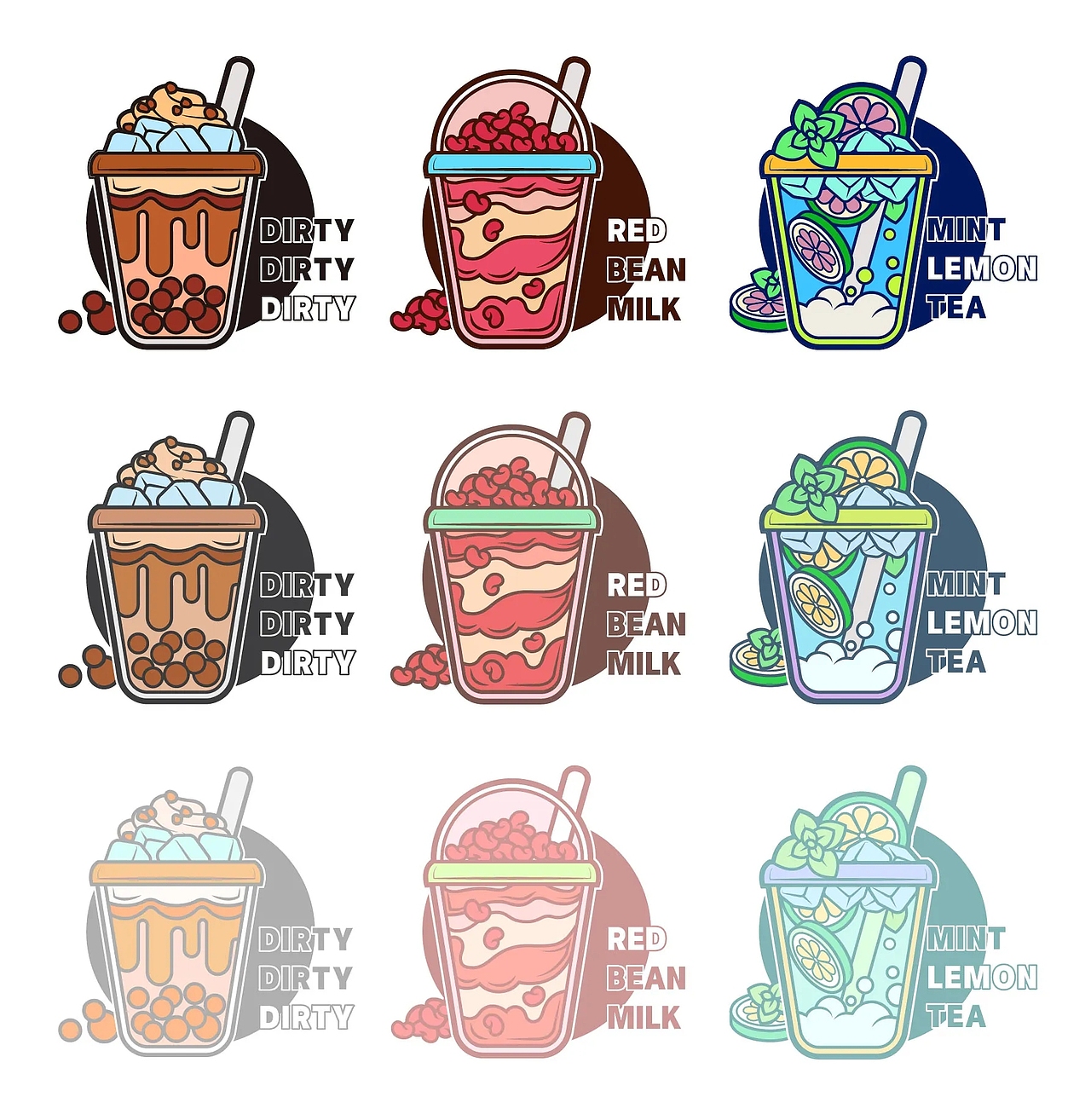 AI插画食物类插画作品