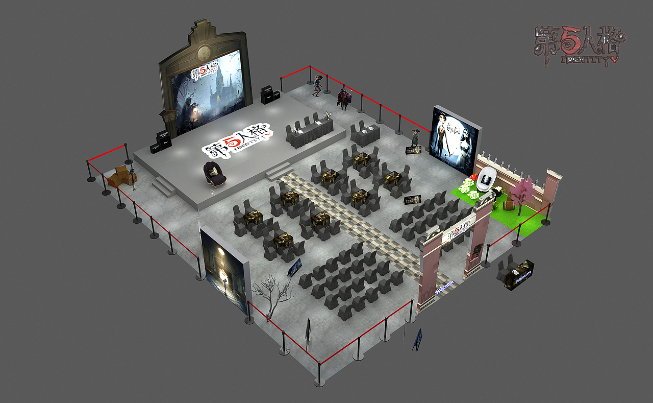 哥特风格第五人格@舞台设计（图ZMzY5NzA0MDIw） - 舞台美术 - 站酷设计师品质时代创造未来原创素材 - 站酷ZCOOL