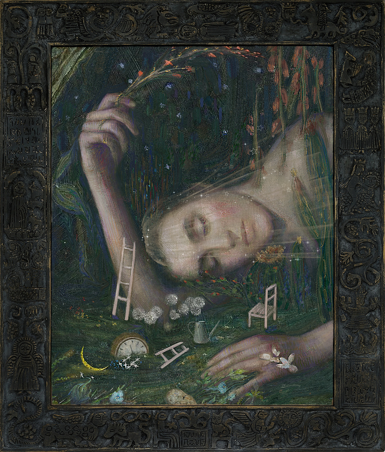 原創(chuàng)插畫 《孤獨(dú)花園》①（圖ZMzE3MTc2MDg0） - 繪畫 - 站酷設(shè)計(jì)師演喬原創(chuàng)素材 - 站酷ZCOOL