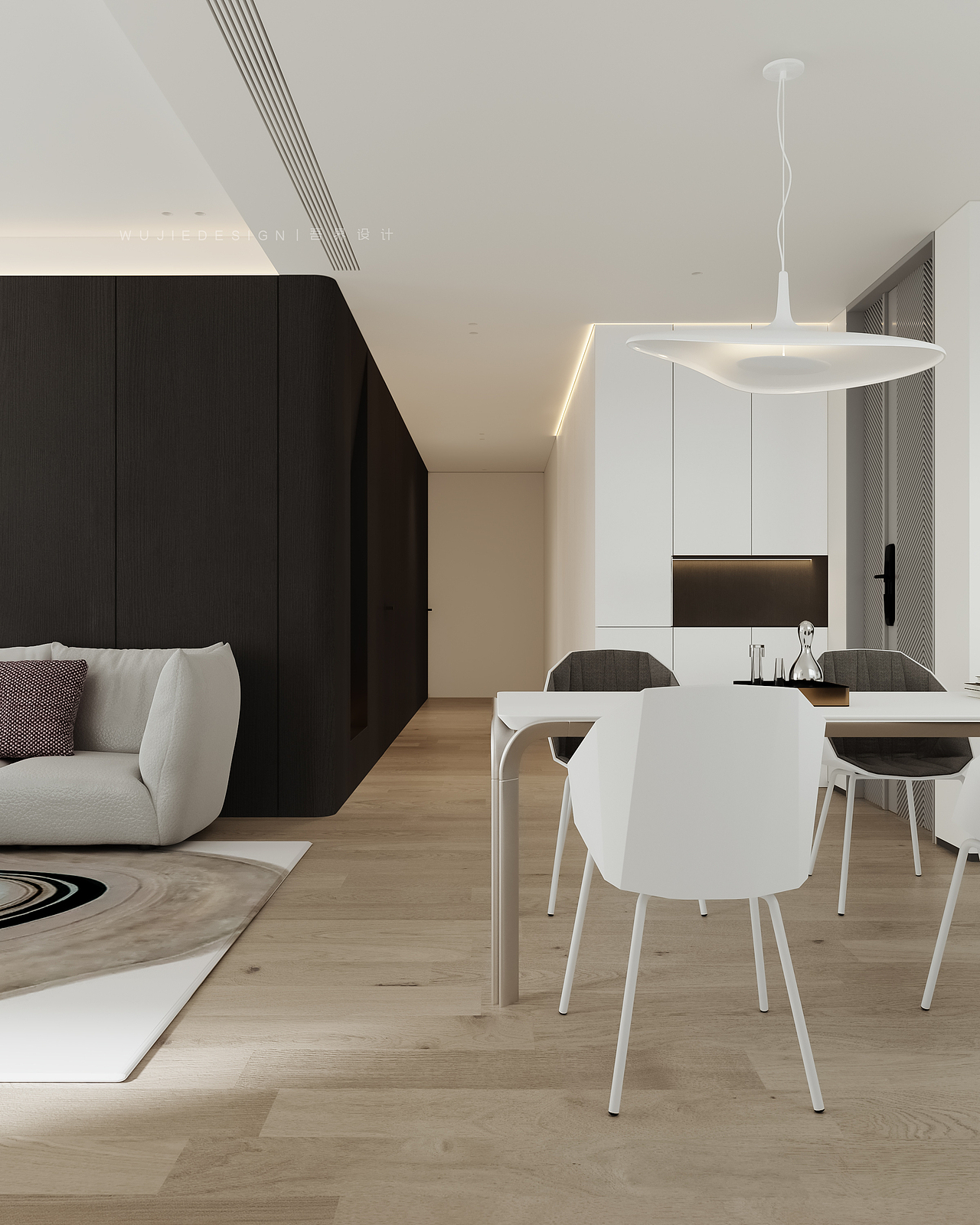 现代简约大平层| 吾界设计（图ZMzI2NzcyOTYw） - 家装设计 - 站酷设计师吾界空间设计原创素材 - 站酷ZCOOL