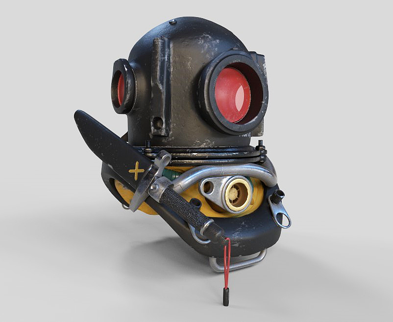 C4D练习——头盔