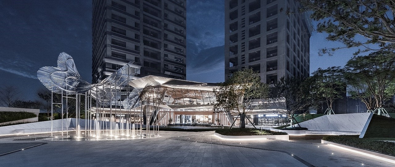 h5100mm br>作品材质:不锈钢,led灯 br>设计及建