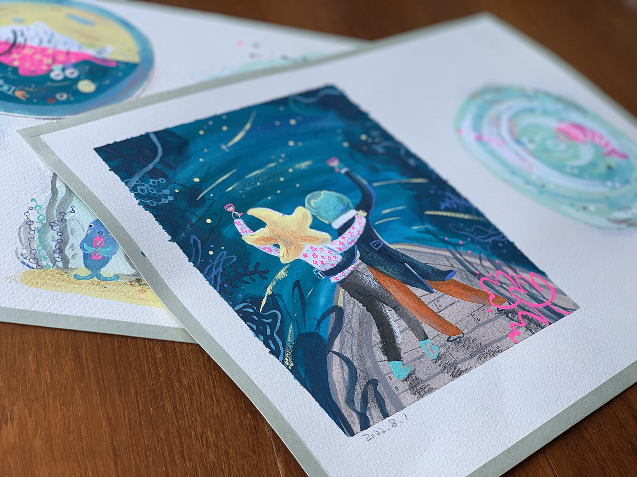 《小号童诗·动物园》插画创作