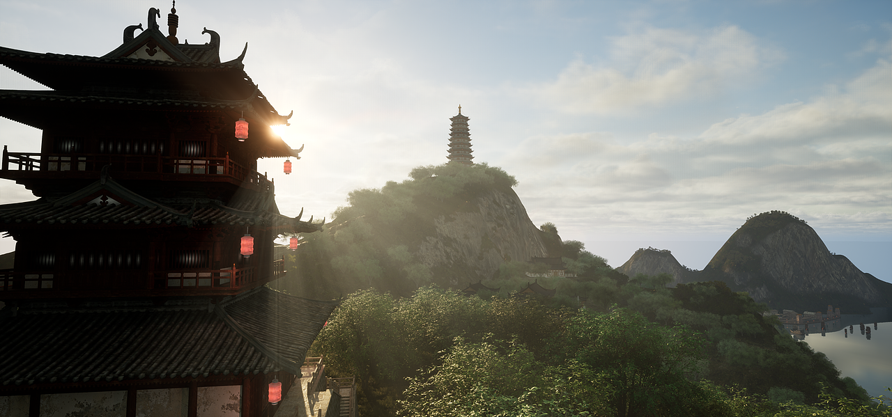 虚幻_ue5_山水场景（图ZMzI2Njc1MTg4） - 场景 - 站酷设计师时空检索原创素材 - 站酷ZCOOL