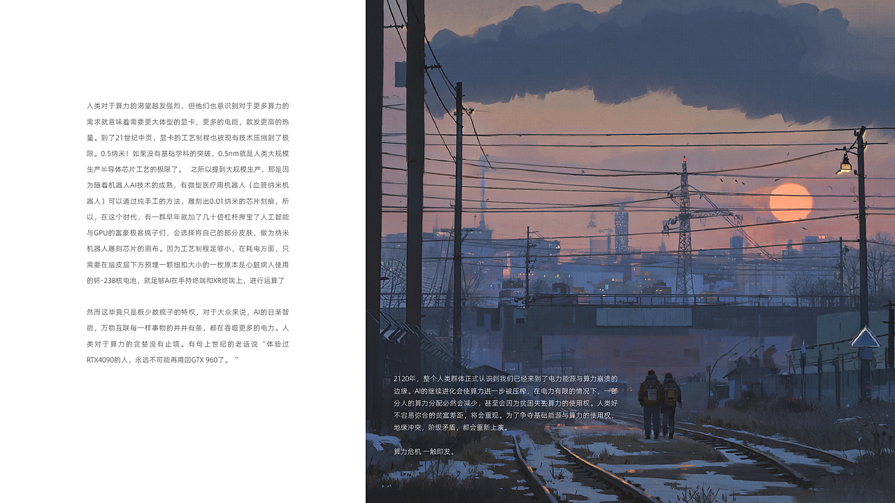 [图像小说]算力天堂（图ZMzY1MjE1Njg0） - AI作品 - 站酷设计师小田仙人原创素材 - 站酷ZCOOL