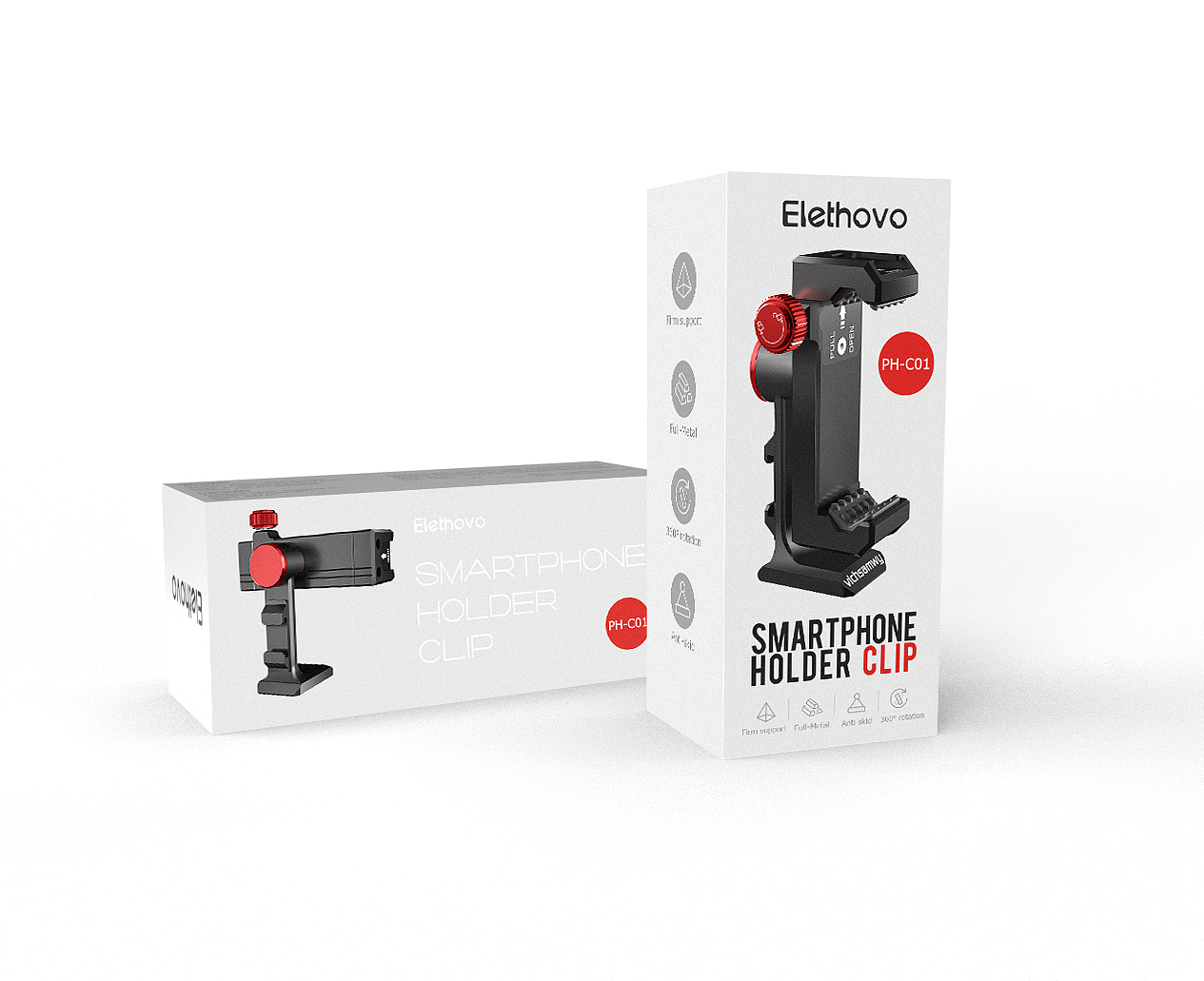 手机支架彩盒包装设计