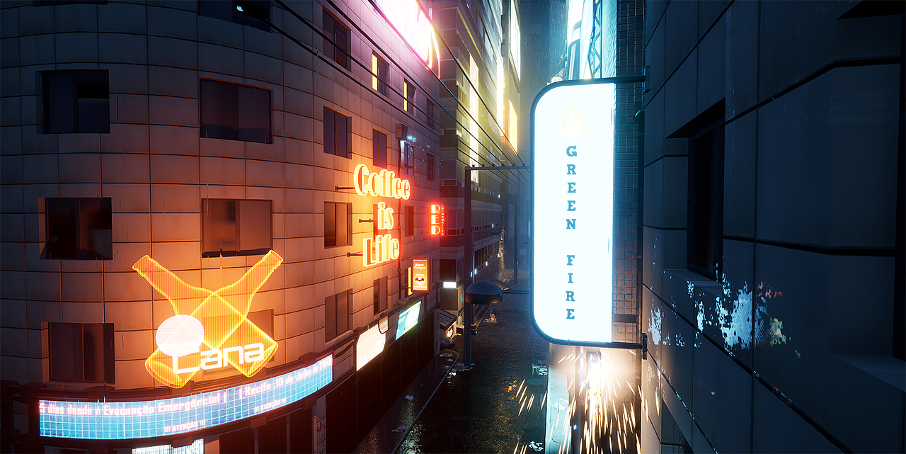 UE4-赛博朋克