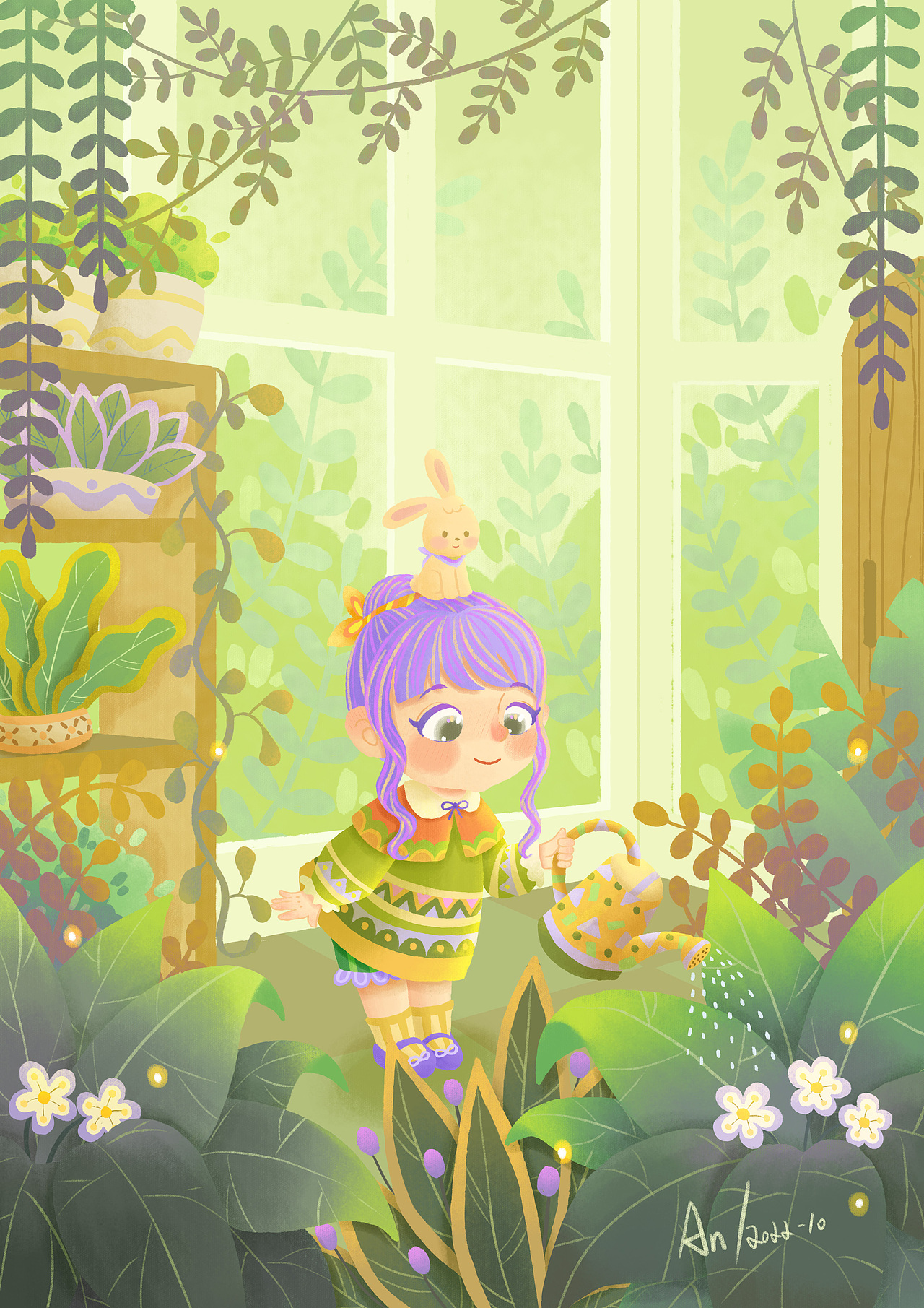 室内小场景（图ZMzE4MDY4OTI0） - 儿童插画 - 站酷设计师岸岸Ann原创素材 - 站酷ZCOOL