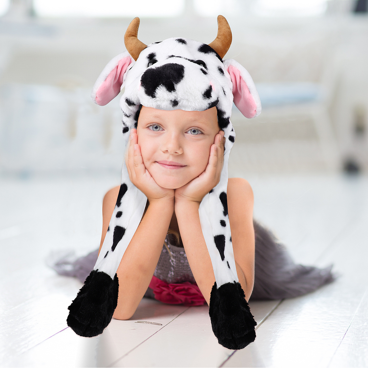 产品拍摄-亚马逊主图&A+-会动的奶牛帽子