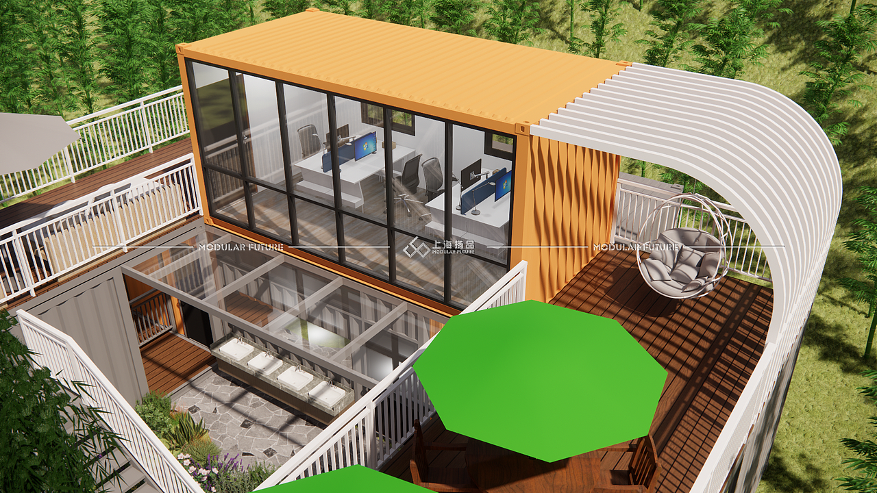 【扬品】集装箱游客中心|游客接待中心|游客服务中心（图ZMzQ3NjcxNjE2） - 建筑/空间 - 站酷设计师扬品集装箱定制原创素材 - 站酷ZCOOL