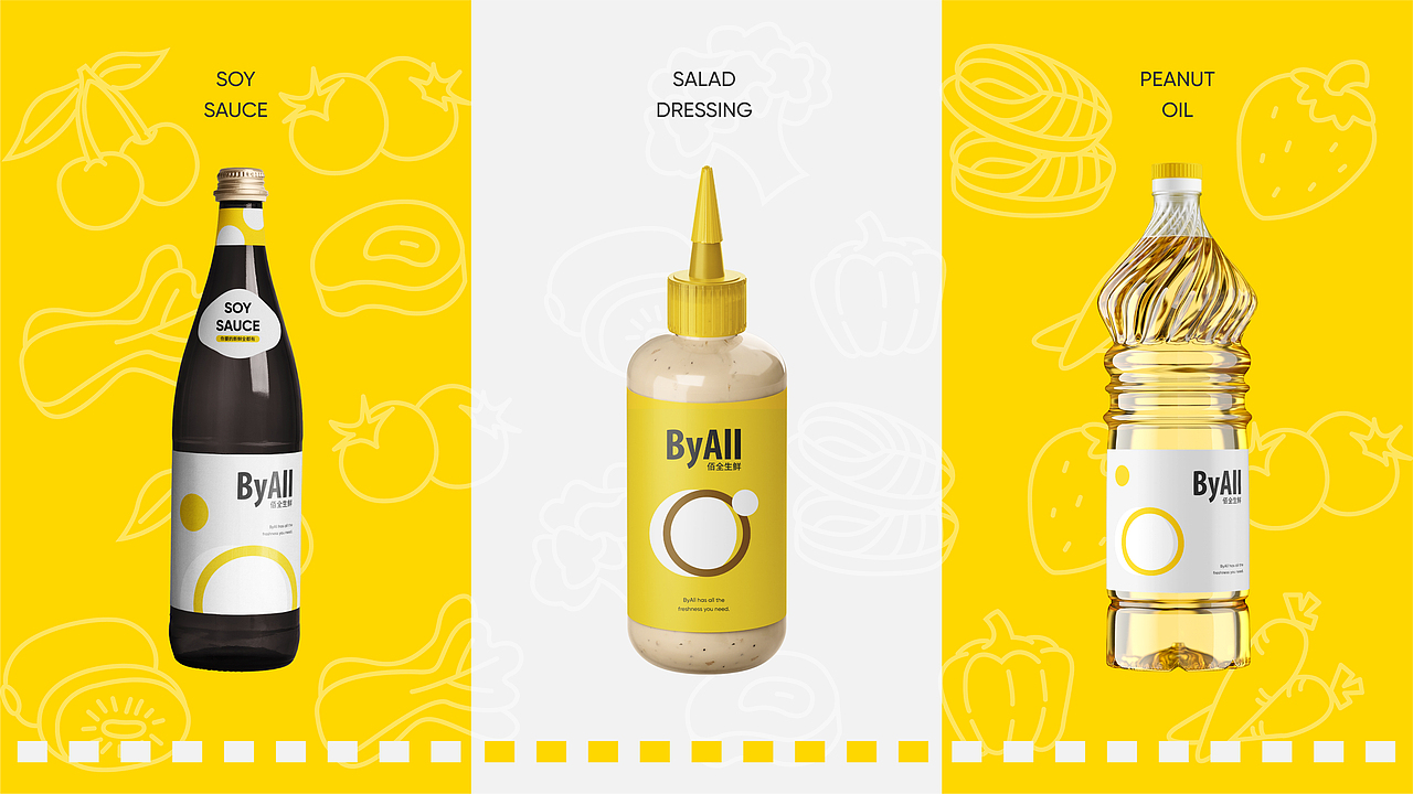 ByAll 佰全生鲜品牌提案【逐浪派对】（图ZMzYyMDAxNTY4） - 品牌 - 站酷设计师未北椰原创素材 - 站酷ZCOOL