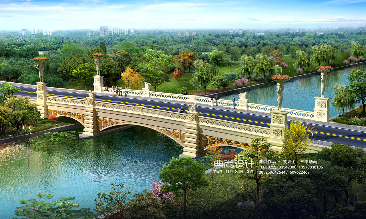 桥梁设计效果图 12