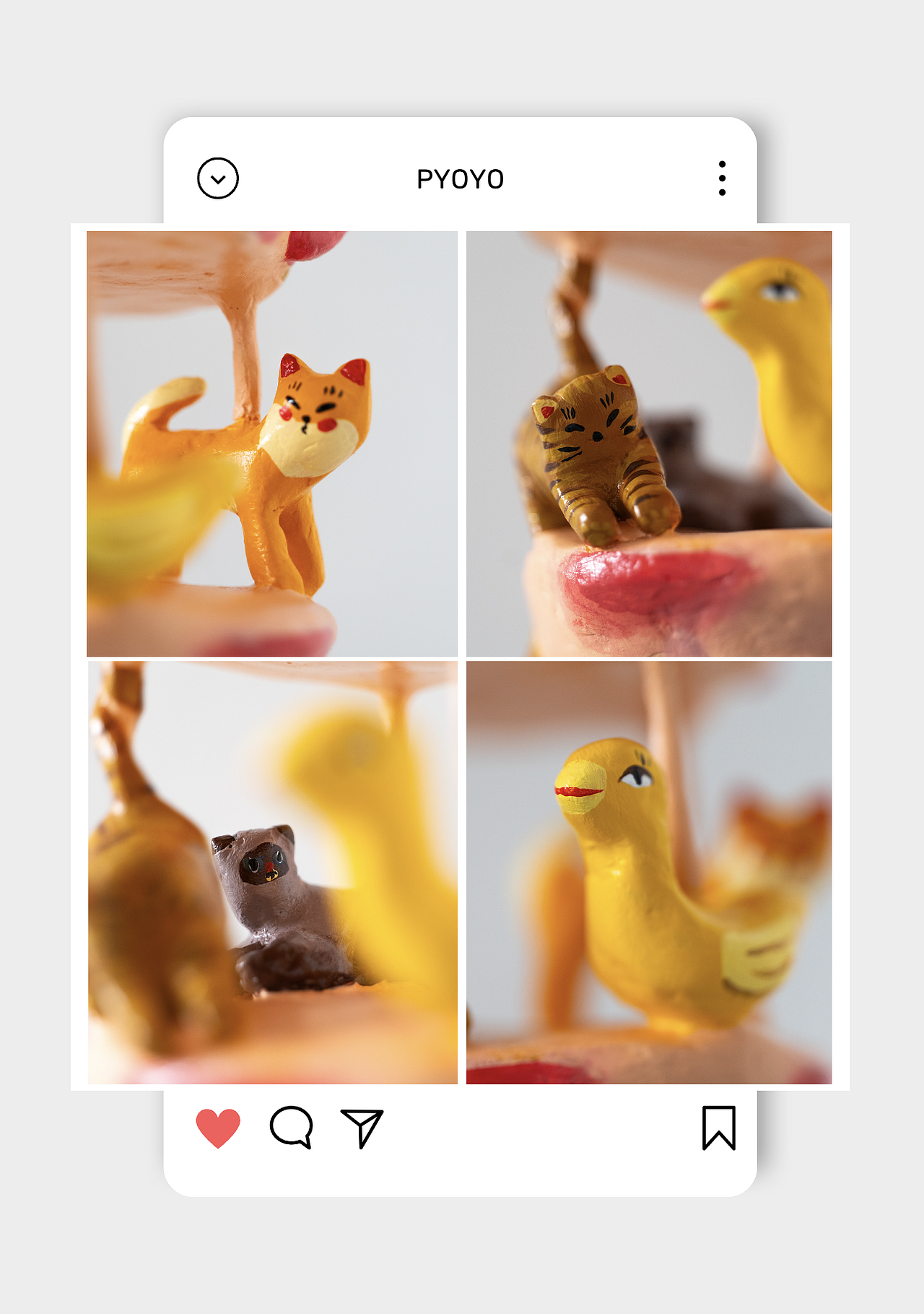 原创粘土作品《脑海中的游乐场》