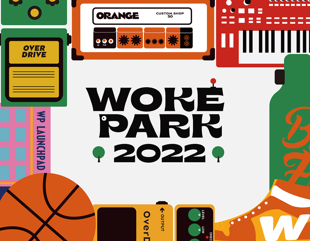 WOKEPARK2022音乐节主视觉设计