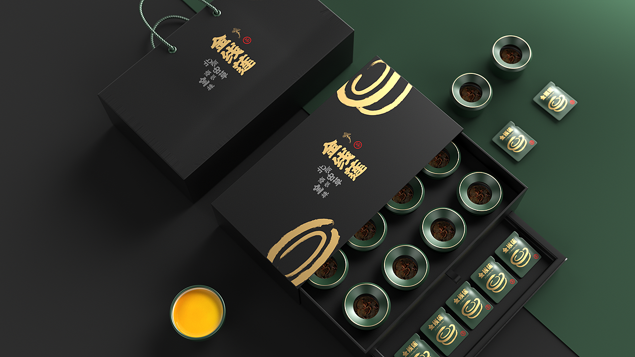 福道金珠金线莲茶包装设计（图ZMzM1MjAwMjg0） - 包装 - 站酷设计师三上文化原创素材 - 站酷ZCOOL