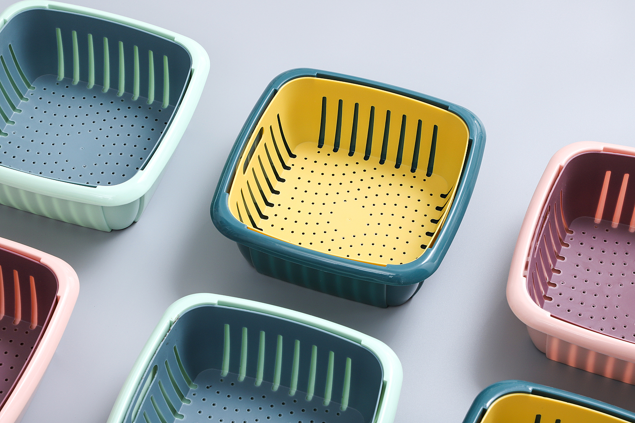 洗菜篮/沥水篮/收纳筐の静物拍摄