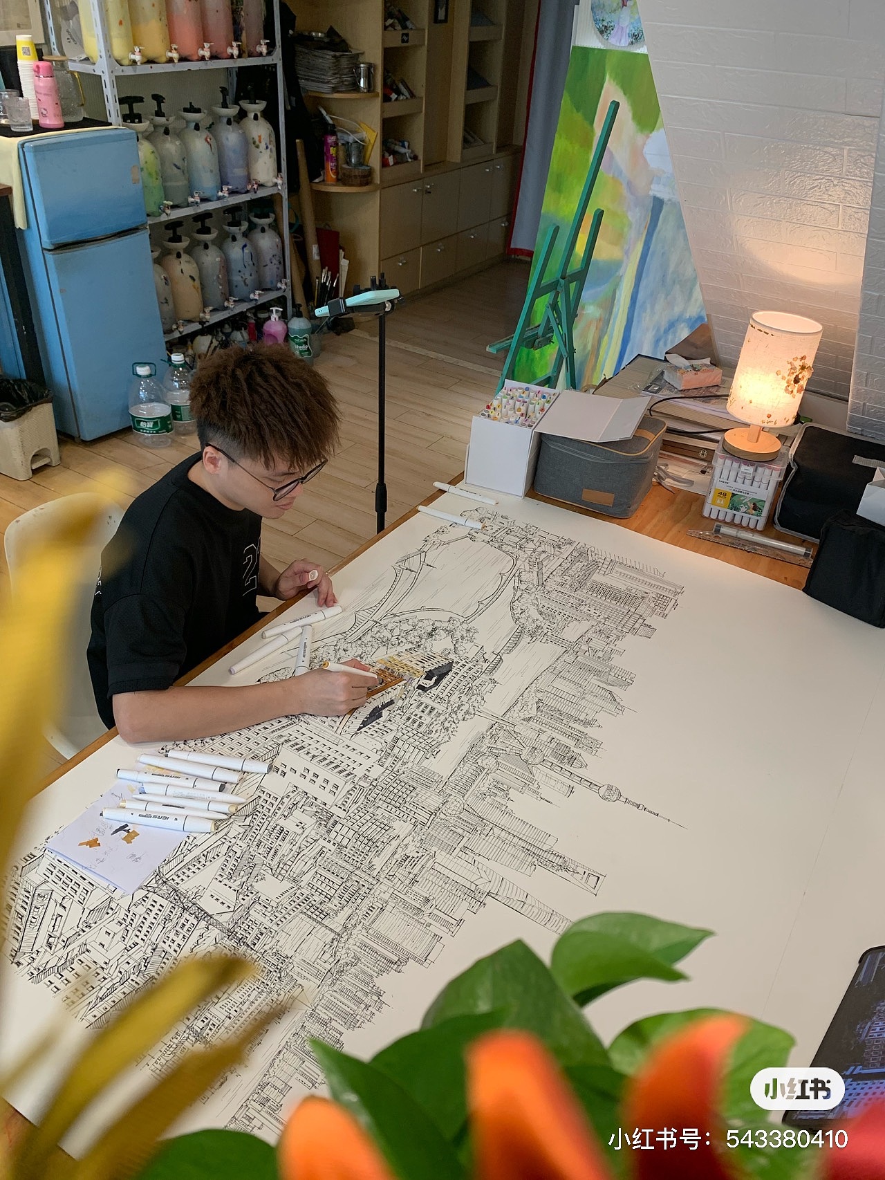 马克笔手绘《上海外滩》