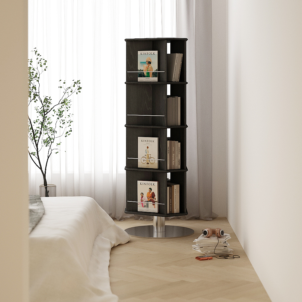 2023年春季设计新品:三叶草旋转书架