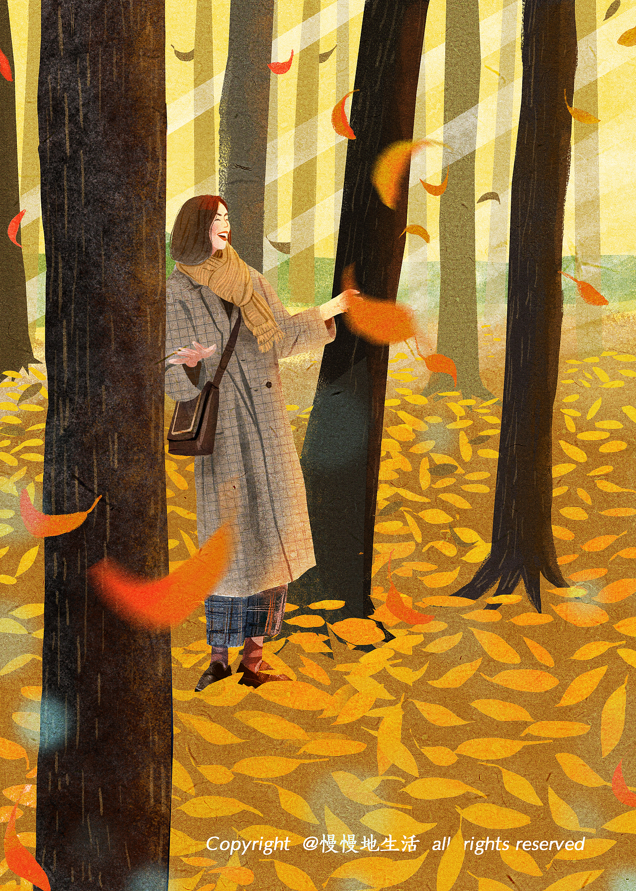 2023秋末初冬的一些随笔插画（图ZMzU2NjQ3Mzg0） - 创作习作 - 站酷设计师慢慢地生活原创素材 - 站酷ZCOOL