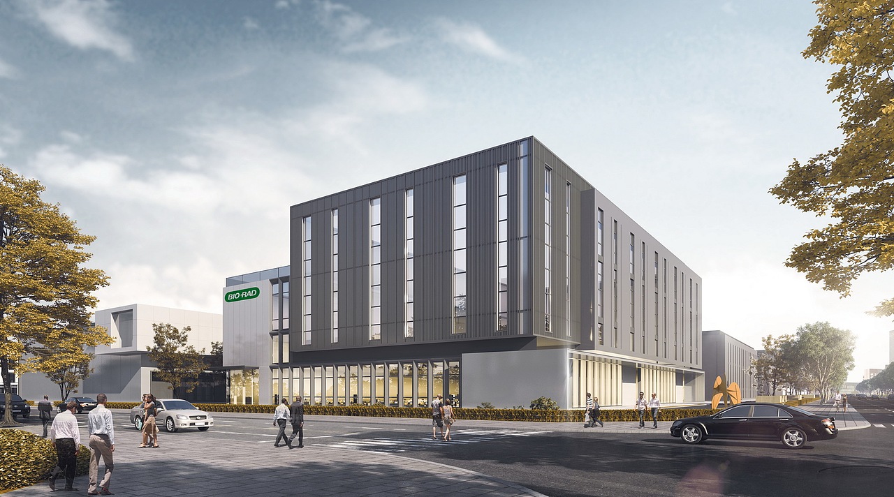 现代产业园SU模型下载