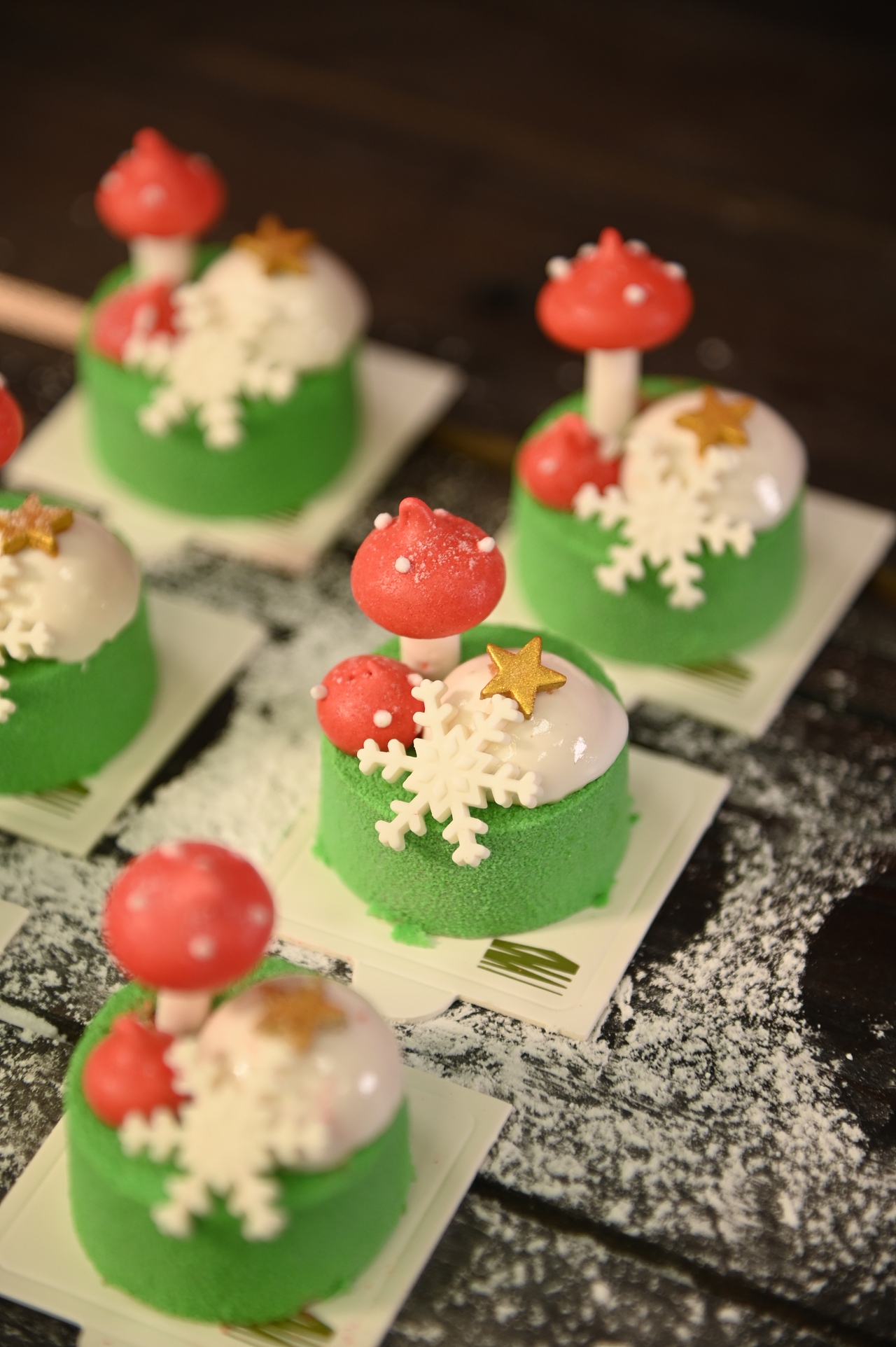 圣诞节圣诞老人平安夜树根蛋糕甜品下午茶点灯仪式甜点