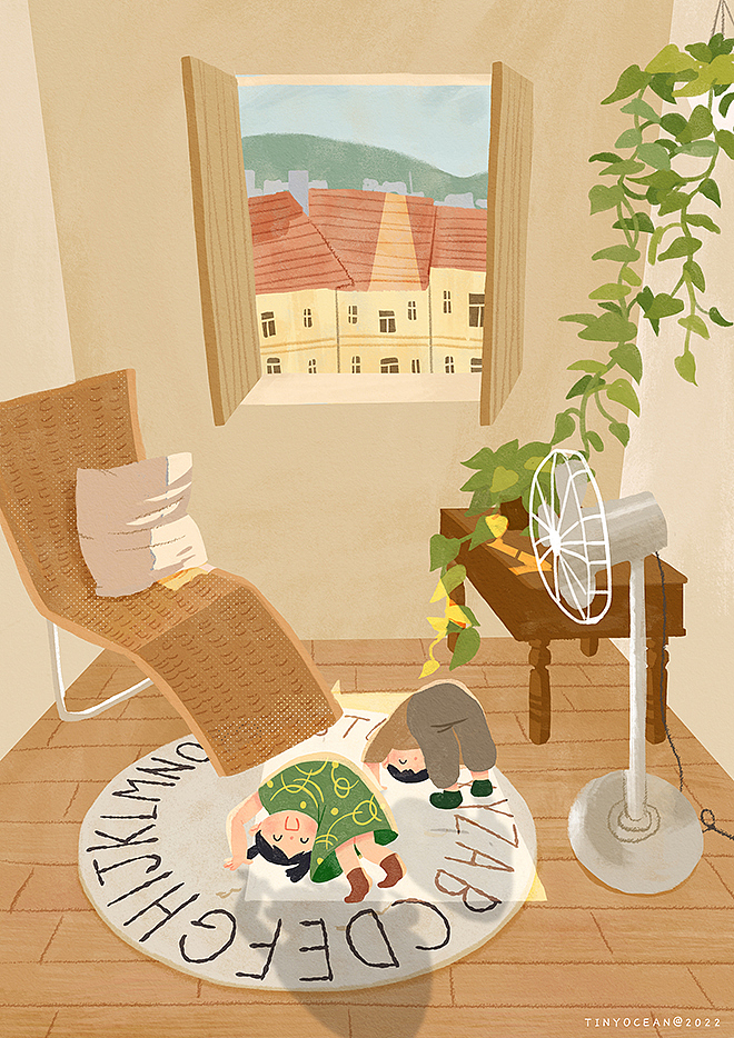 有我陪你长大/60天色彩速涂（图ZMzA0Nzc1MTM2） - 创作习作 - 站酷设计师豆丁洋原创素材 - 站酷ZCOOL