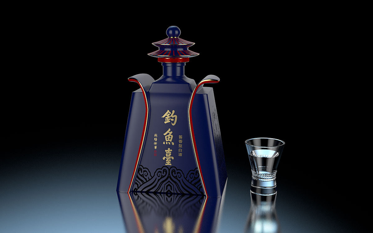 钓鱼台白酒设计（图ZMzIxMzg4MDQw） - 其他 - 站酷设计师老顽童设计原创素材 - 站酷ZCOOL