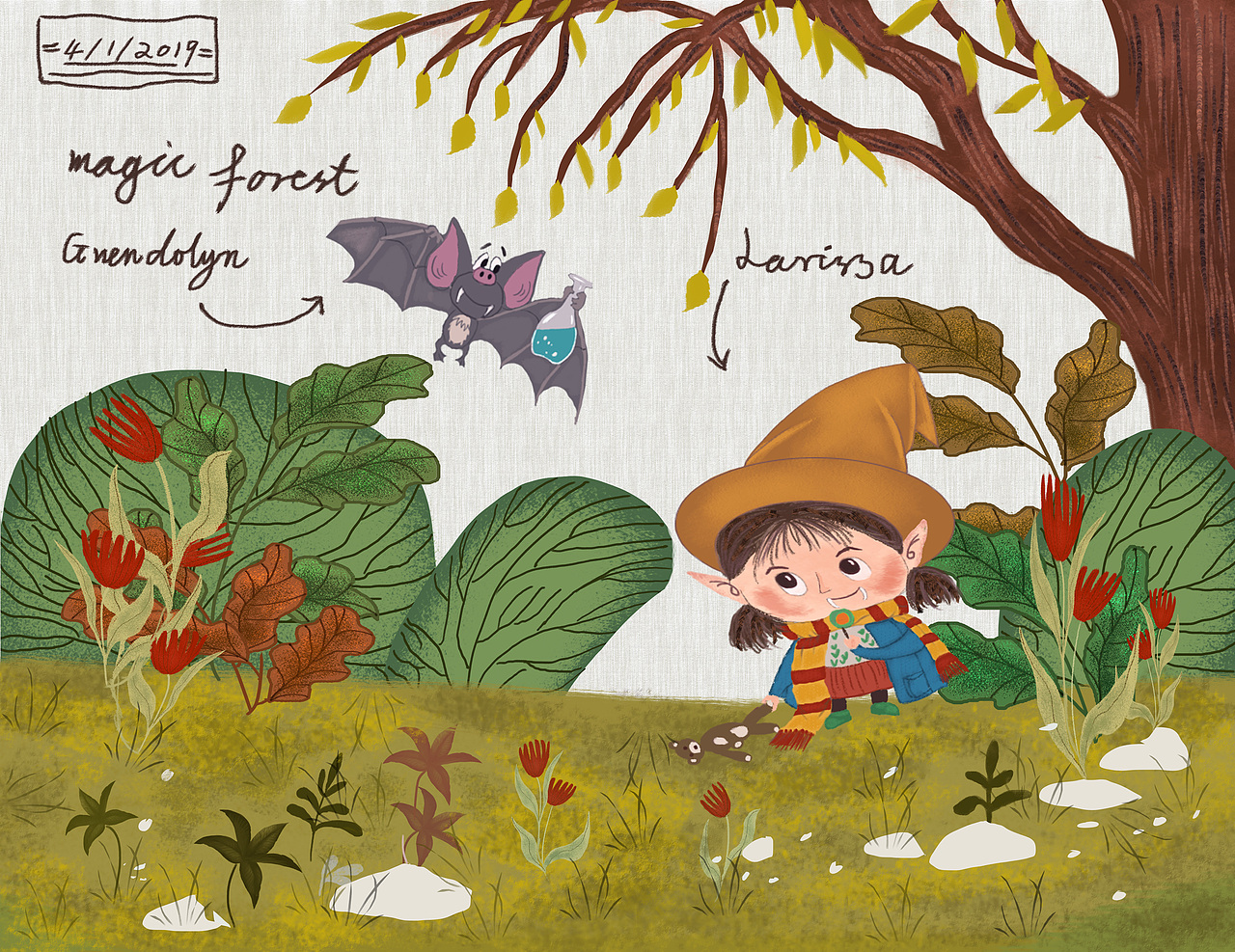 插画作品合集（图ZMzE1MzI3MDY0） - 游戏原画 - 站酷设计师婳苒苒原创素材 - 站酷ZCOOL