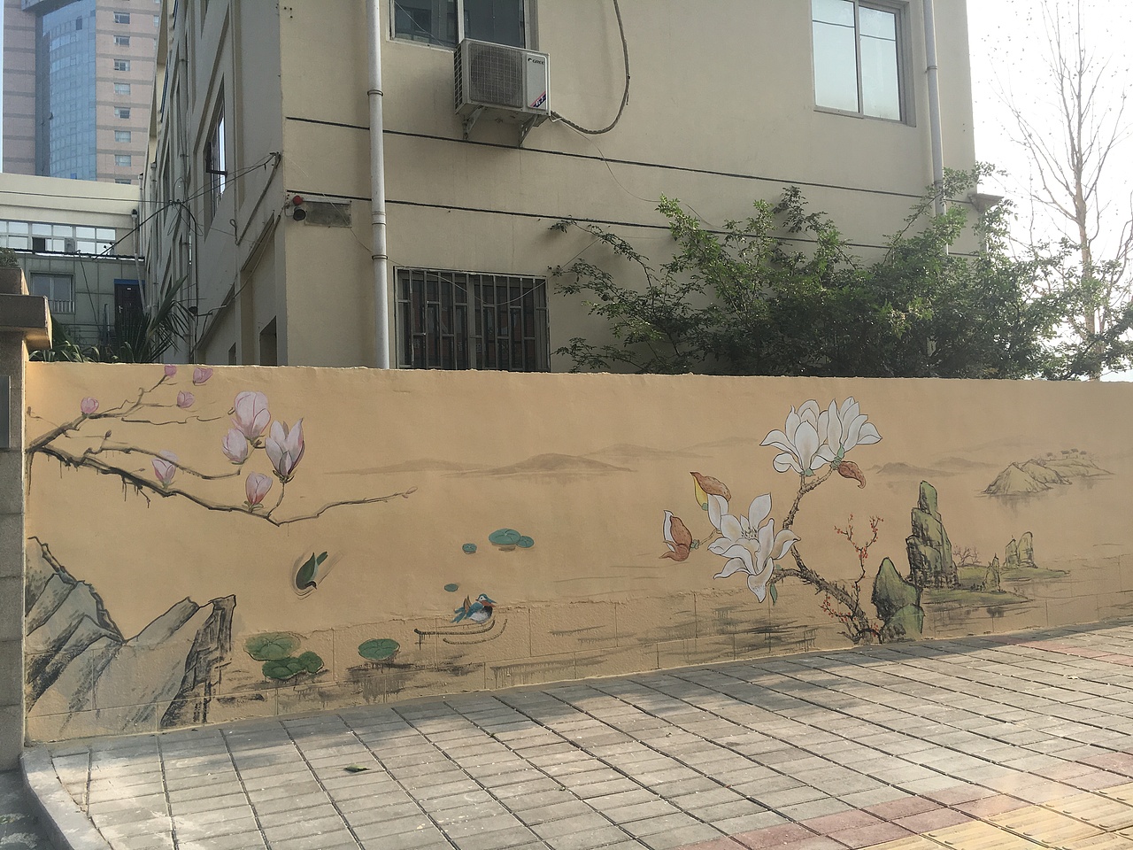 郑州社区墙体彩绘，社区城区改造文化墙墙绘设计制作（图ZMzE3OTAyNzA4） - 实验艺术 - 站酷设计师郑州迦南墙绘雕塑原创素材 - 站酷ZCOOL