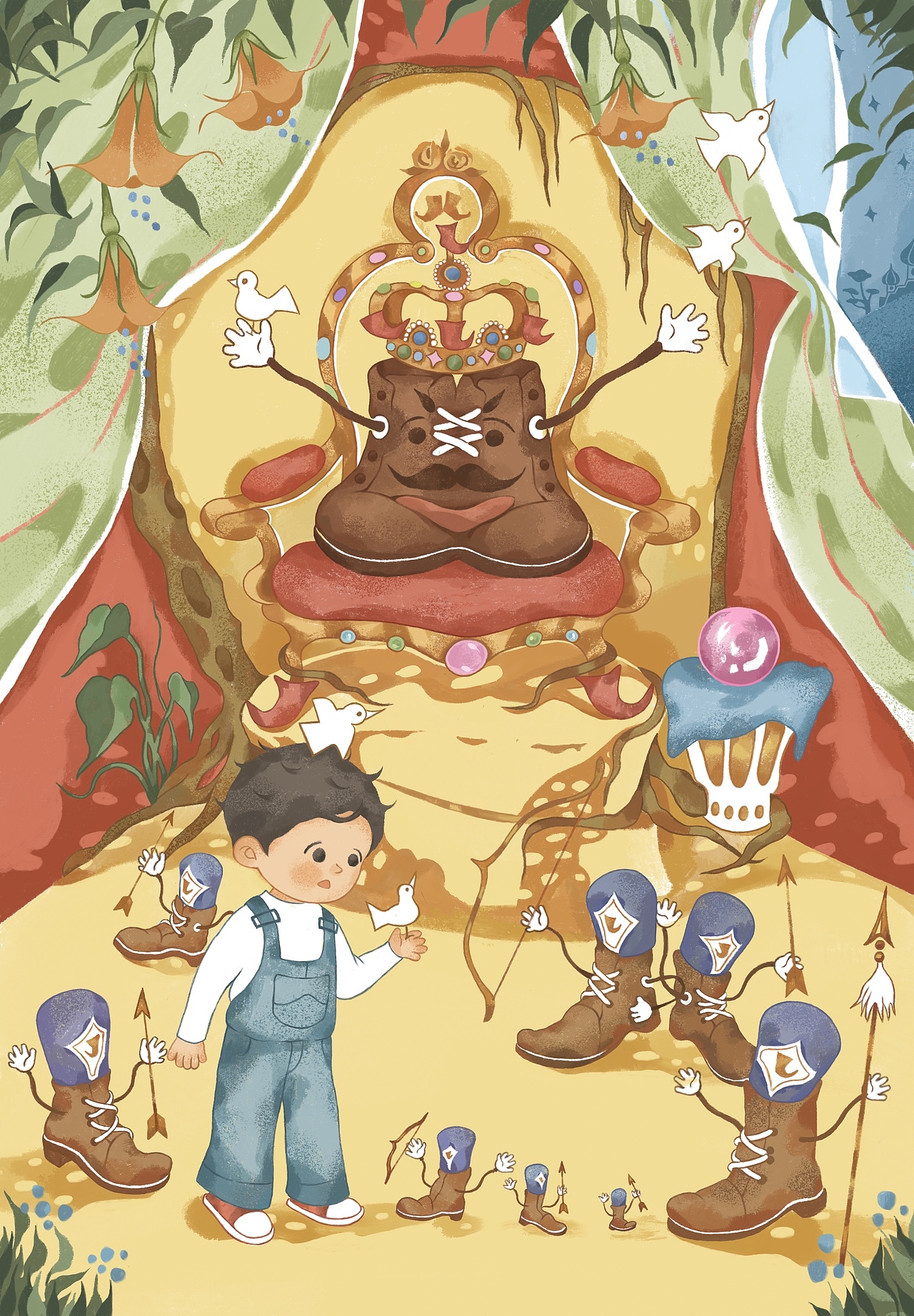 儿童小说插图的约稿