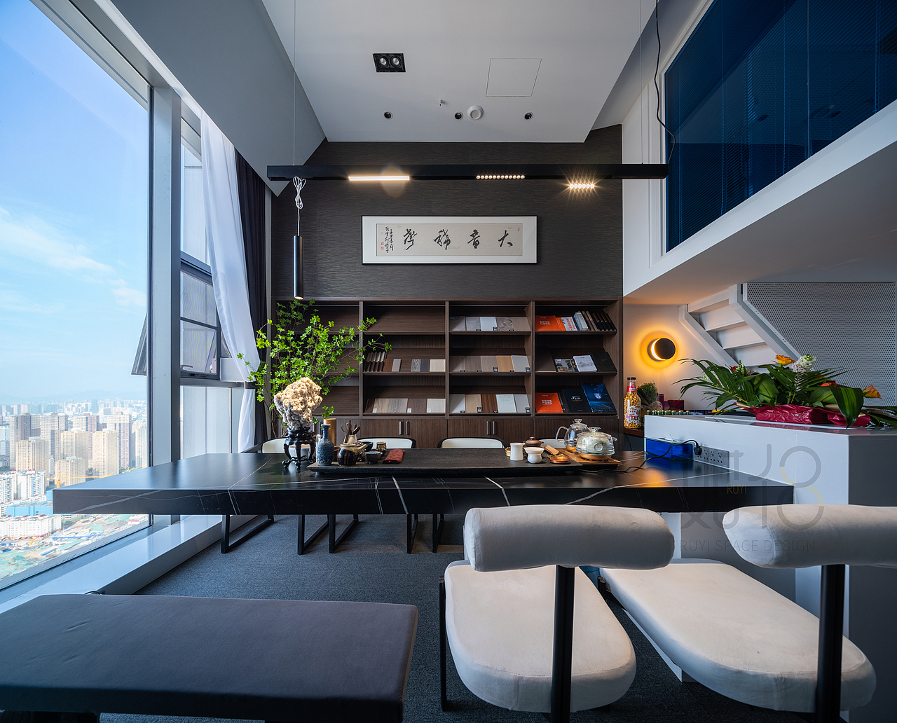 如亿装饰设计公司 办公室-空间设计（实景图）（图ZMzQ3MDE4MTg4） - 商业空间设计 - 站酷设计师BCC弥合文化原创素材 - 站酷ZCOOL