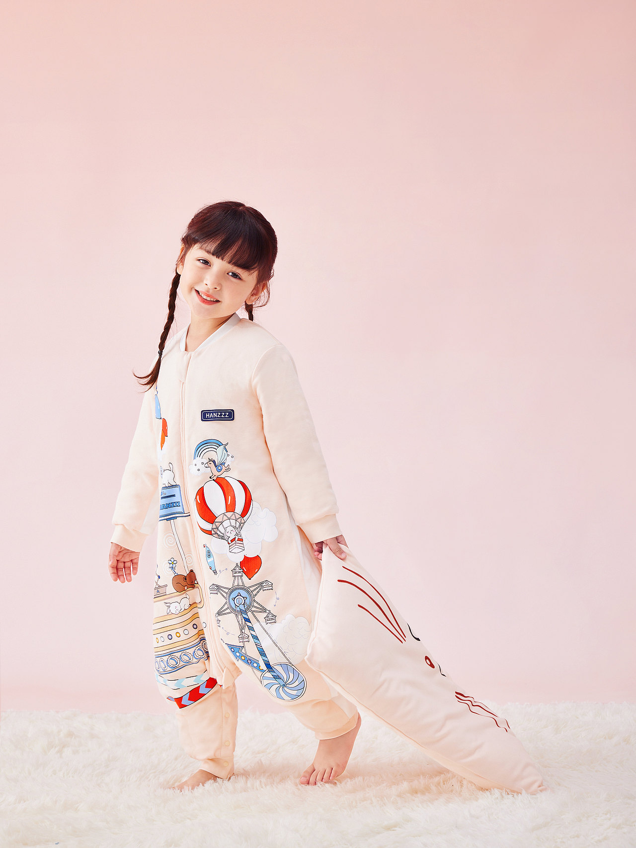 商业拍摄|简约高级儿童卡通睡衣拍摄