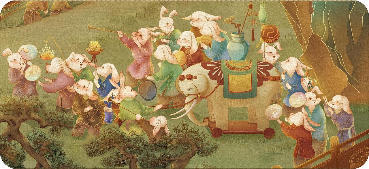 《太平有象》--古画重绘（图ZMzM1Mjc0OTIw） - 商业插画 - 站酷设计师饼饼画饼原创素材 - 站酷ZCOOL