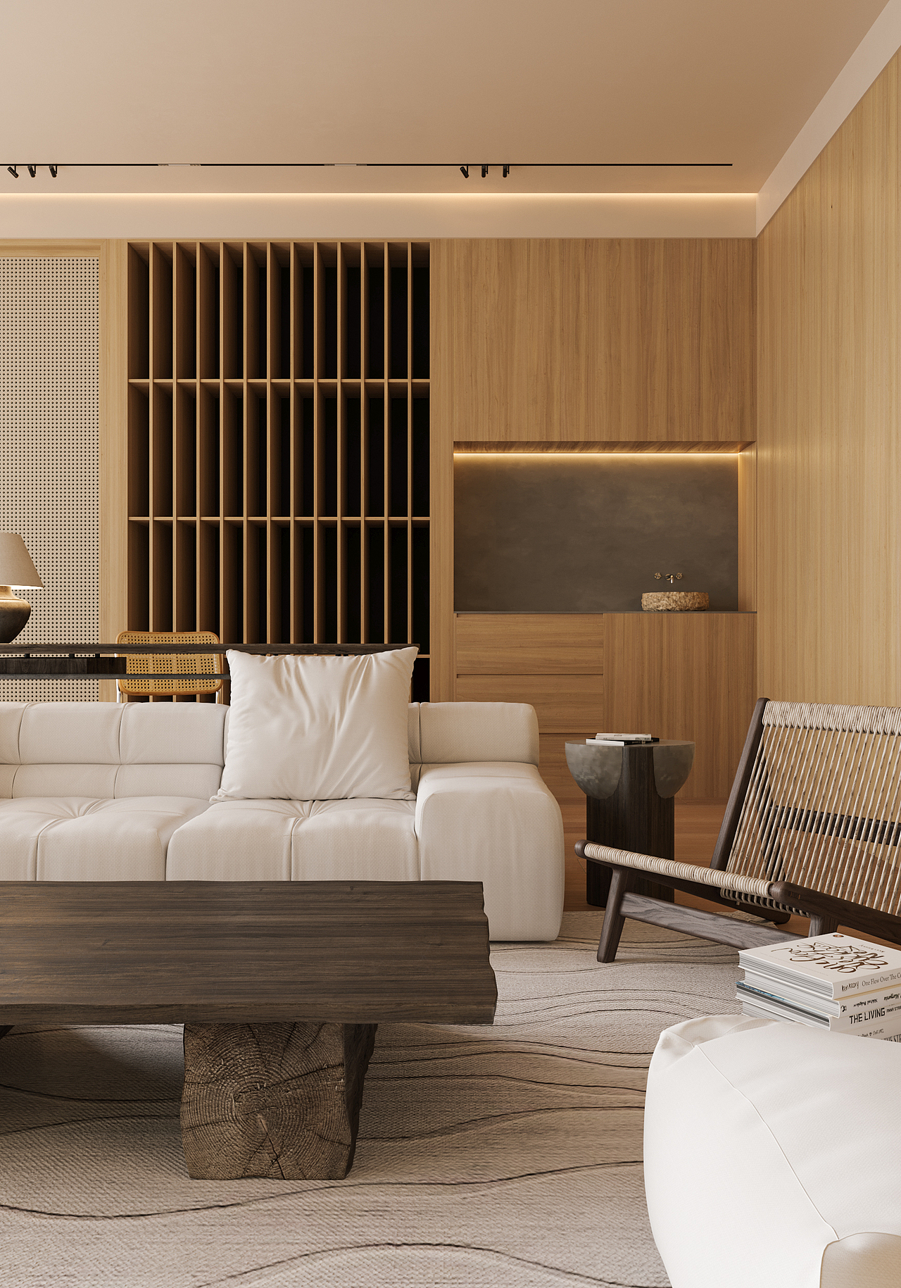 【效果图表现】客厅