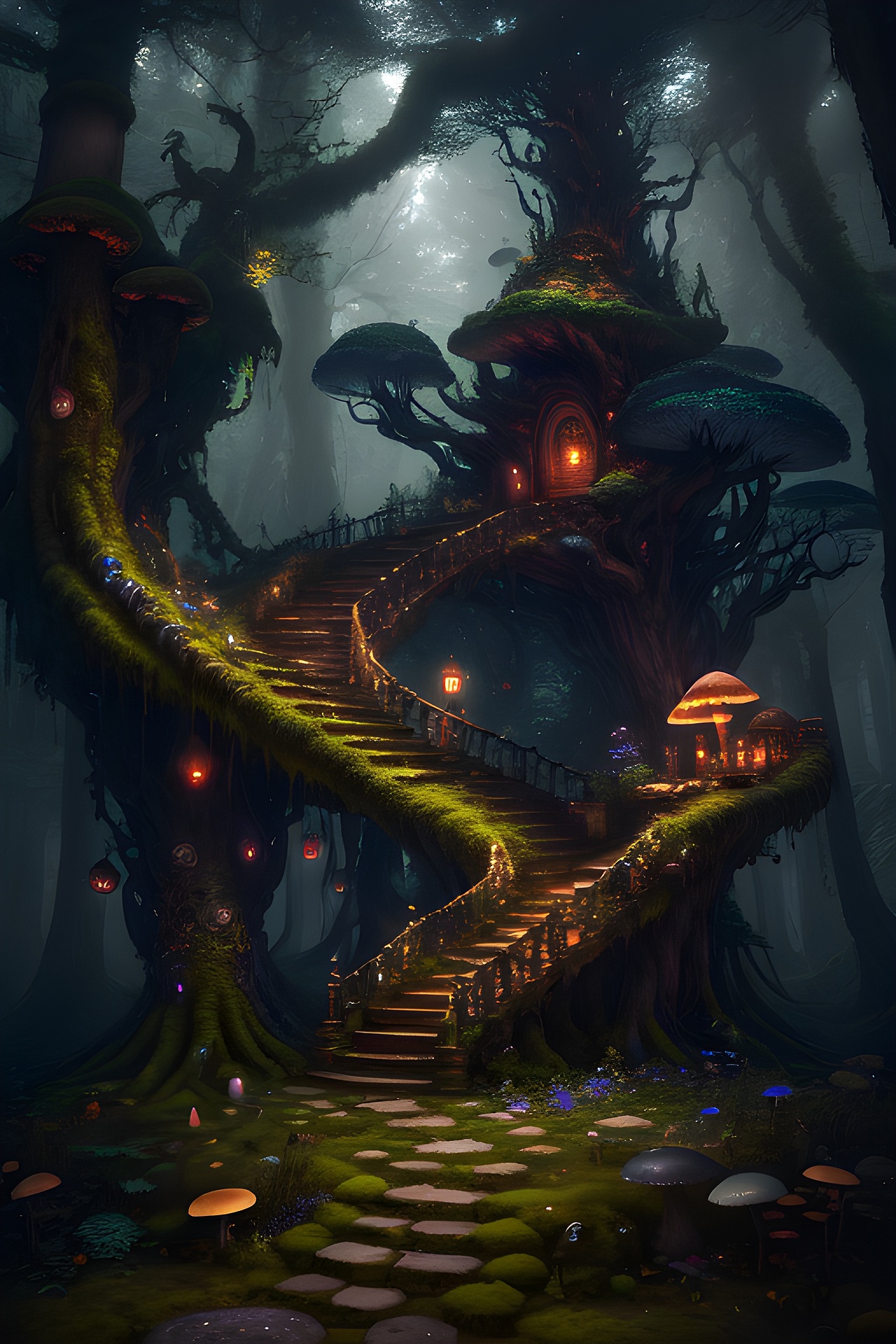 梦幻蘑菇屋系列（图ZMzM5NTI4ODA4） - 概念设定 - 站酷设计师XYmoon4原创素材 - 站酷ZCOOL