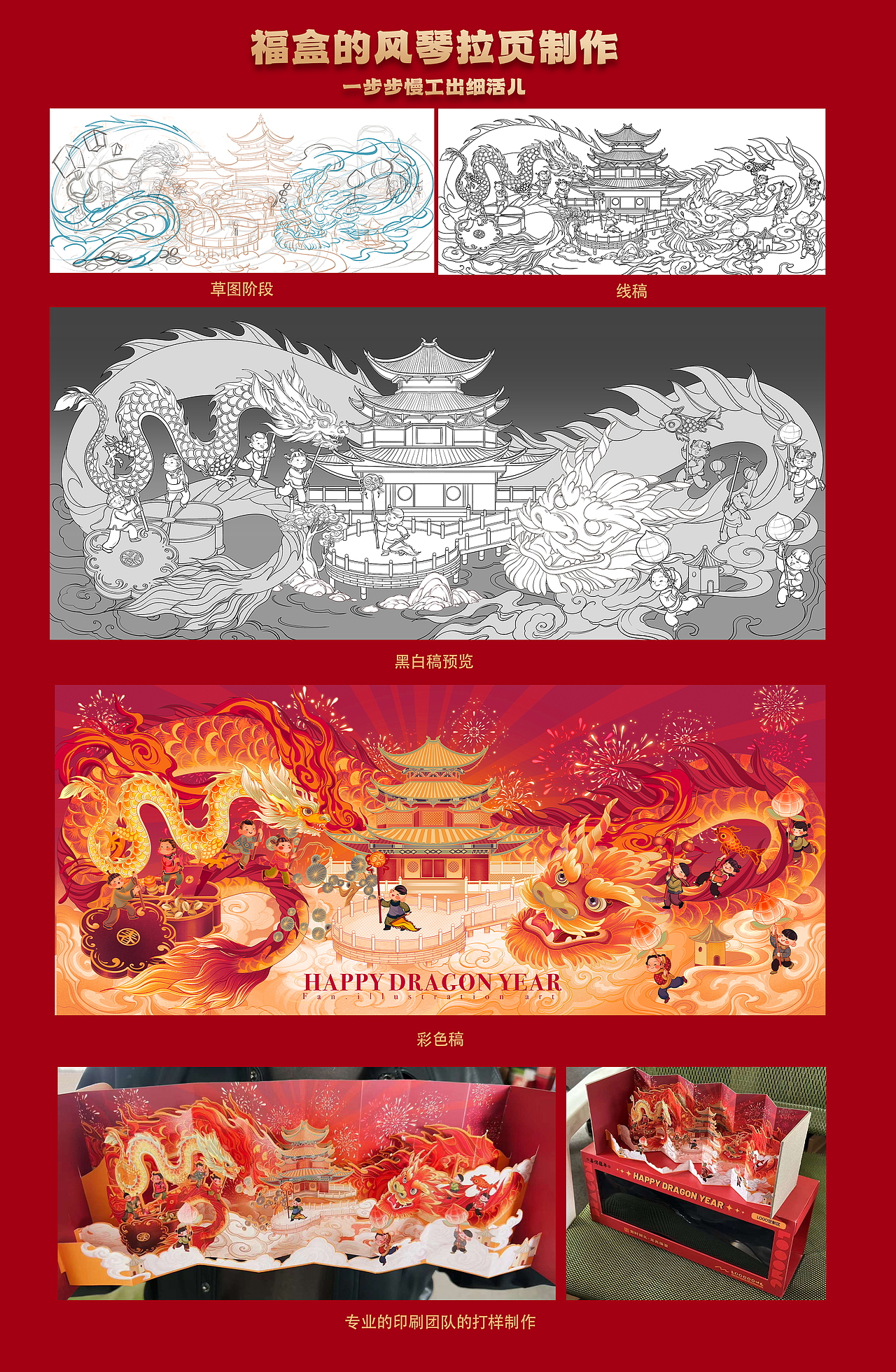 当插画照进现实——龙年国潮插画落地产品（图ZMzU4NDQ3NzQw） - 商业插画 - 站酷设计师番茄Fanqie原创素材 - 站酷ZCOOL