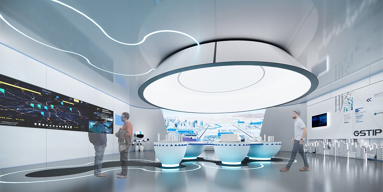 展厅效果图动画