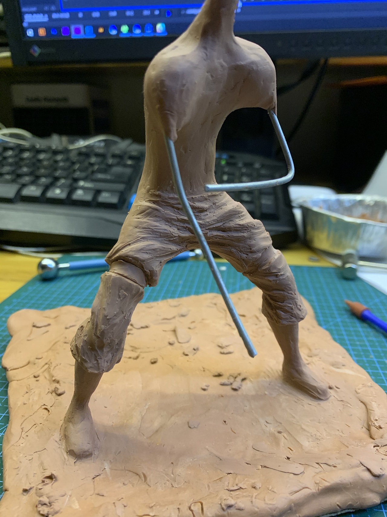 卡卡西油泥手办雕塑