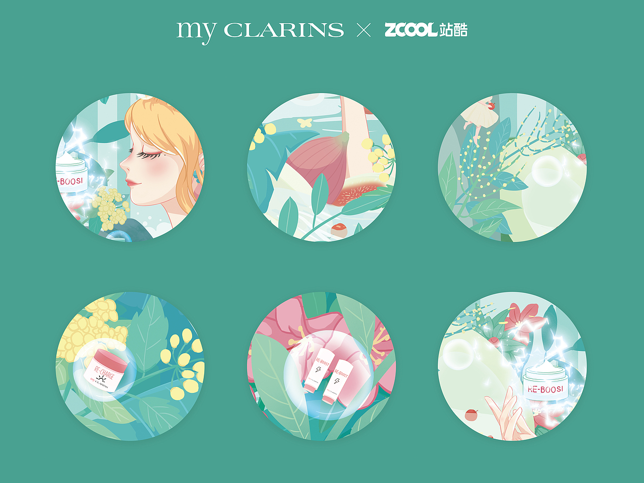 my CLARINS 寻找天然好食肌 X 精灵的魔法（图ZMjk4NDczMTk2） - 海报 - 站酷设计师胖胖胖雅原创素材 - 站酷ZCOOL