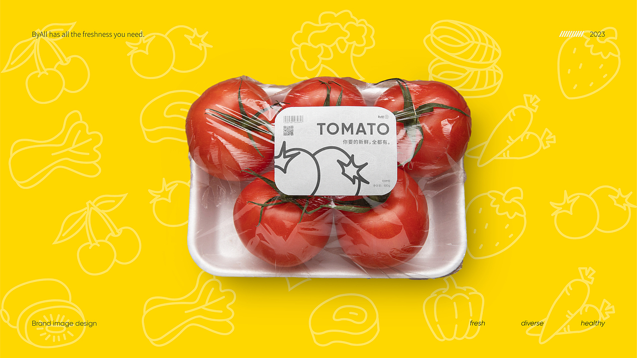 ByAll 佰全生鲜品牌提案【逐浪派对】（图ZMzYyMDAxNjAw） - 品牌 - 站酷设计师未北椰原创素材 - 站酷ZCOOL