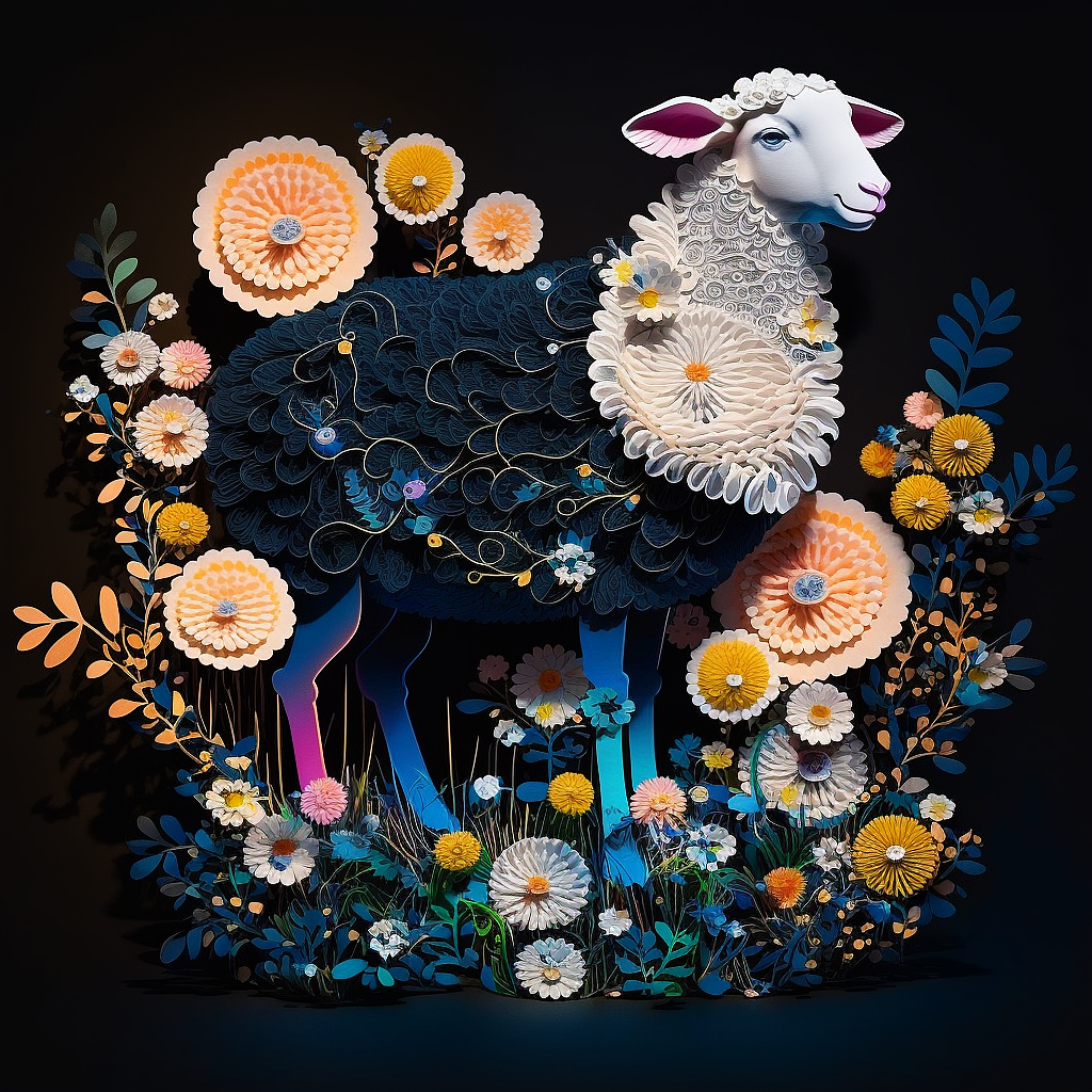 折纸风格的生肖~第三窝！（图ZMzIzOTU0NjMy） - AI作品 - 站酷设计师虾画原创素材 - 站酷ZCOOL