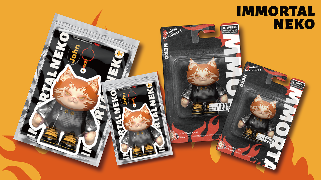 猫神串局/海鲜烧烤店/品牌视觉设计/IP建模